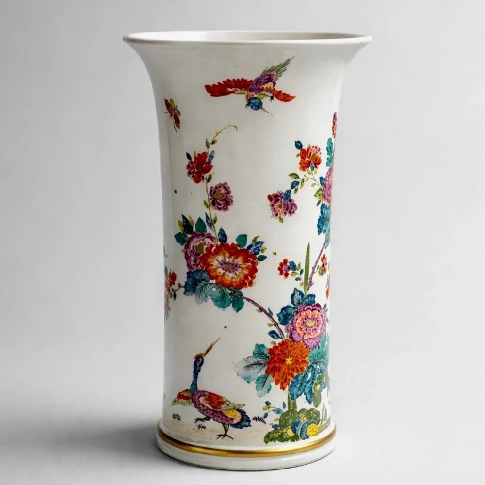 Lenox Saxony Vase‎ Smithsonian Meissen Reproduction 11